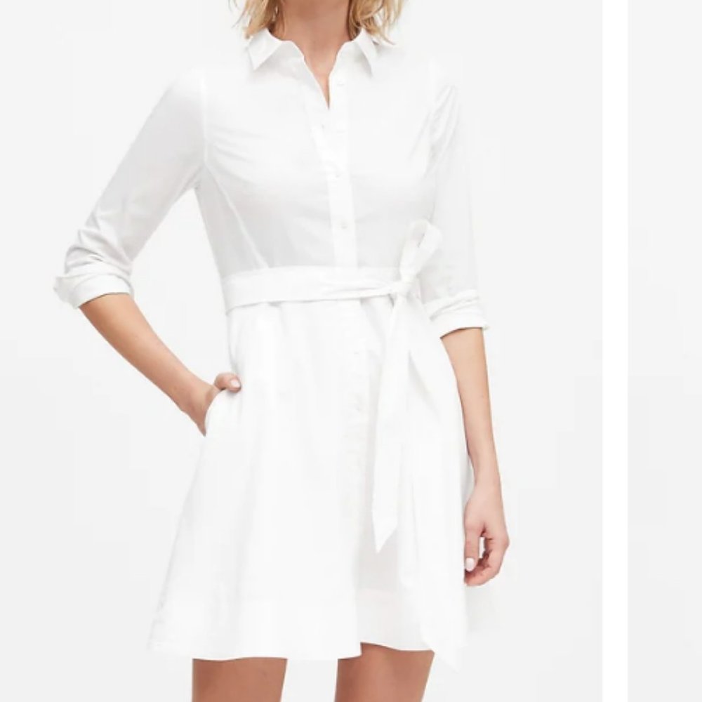 Banana Republic Poplin Shirt Dress